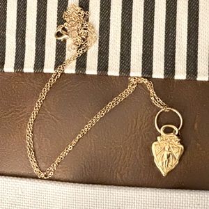 Vintage GUCCI zipper 
Up cycled necklace